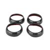 Carbon Fiber Style Air Vent Covers Trims Replacement for Smart Fortwo Forfour 453 2015‑2021