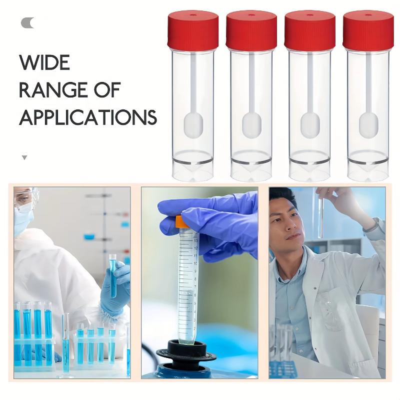 10Pcs Mixed Capacities Sample Bottle Set With Leak Proof Lids Sampling Spoons For Lab Cosmetic Dispensing Storage