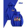 Autumn Winter Men Creative Personality Christmas Print Hooded Sweatshirt Loose Comfortable Casual Sport Long Sleeves Hoodies