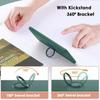 Liquid Silicone Phone Case For Samsung Galaxy S21 S20 FE S23 S22 Plus Note 20 Ultra 5G Cover with Magnetic Ring Holder and Strap