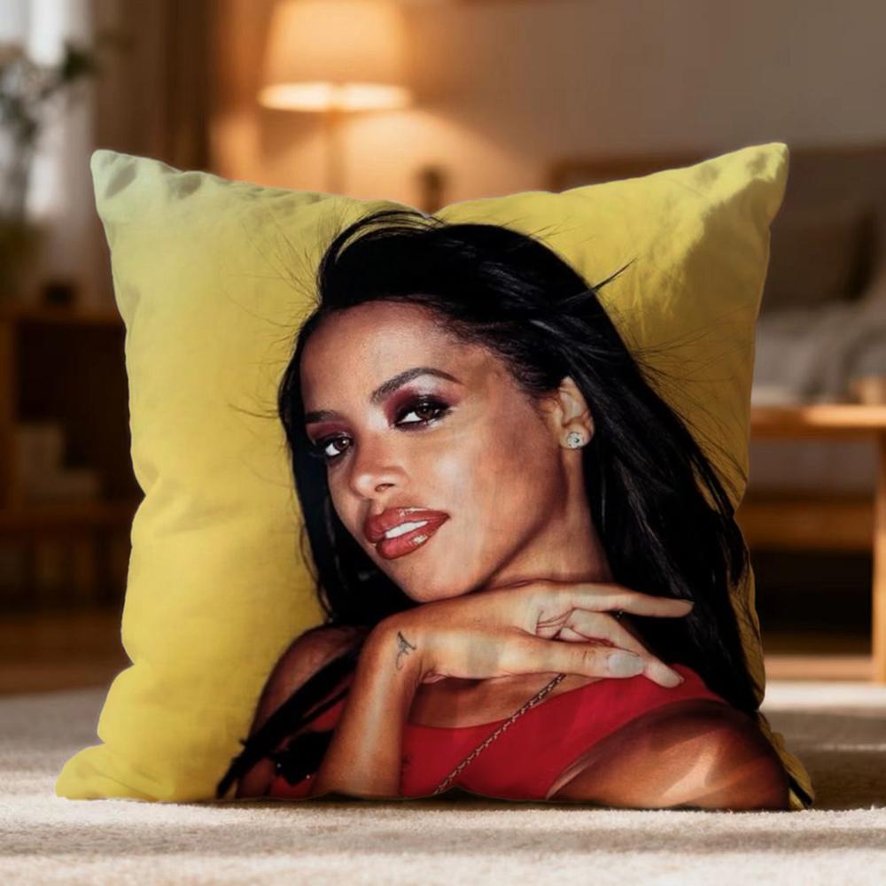 Popular AAaliyahied Cushion Cover Soft Washable Pillow Case Multi-Scene for Couch Bed Travel Office Use