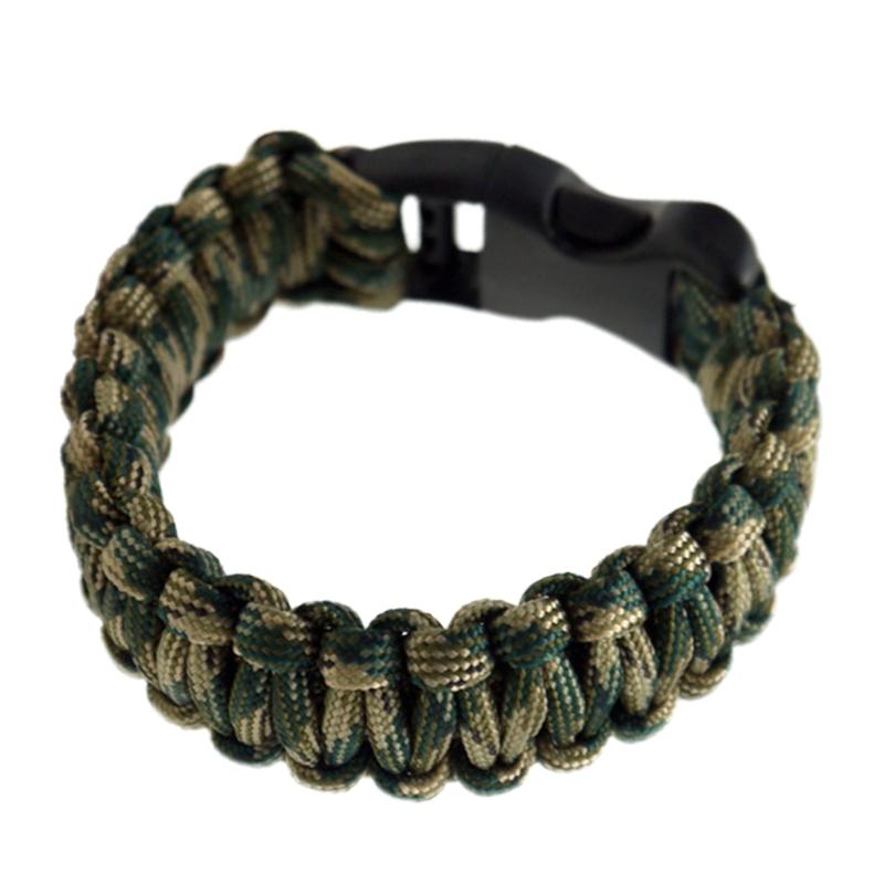 2 Stück Outdoor-Sportarmbänder Paracord-Schnurarmbänder Survival-Handgelenkkette