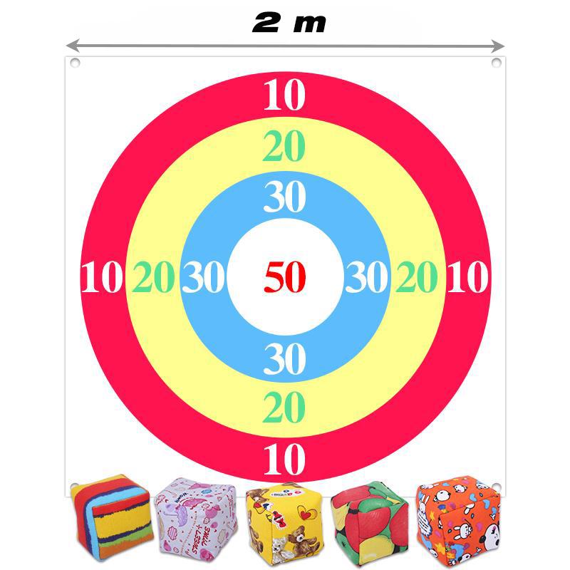 Throwing Sandbag Targets Outdoor Parent-Child Interactive Fun Games Team Building Activities Gatherings Multiplayer Games