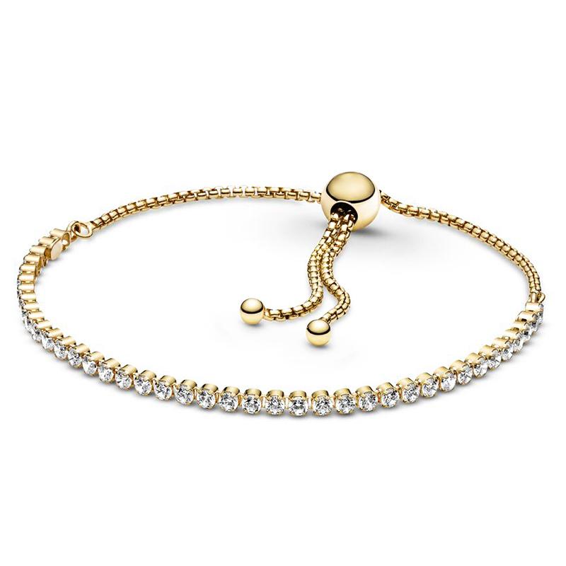 New Silver Color Classic Adjustable Snake Chain Bracelets Fits Beads Link Chain Charm Bracelets For Women Fashion Jewelry