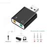 USB-Kopfhörerkonverter ohne Treiber, USB-zu-3,5-mm-Computer-Audiokabel, Apple-Mikrofonadapter, externe Soundkarte