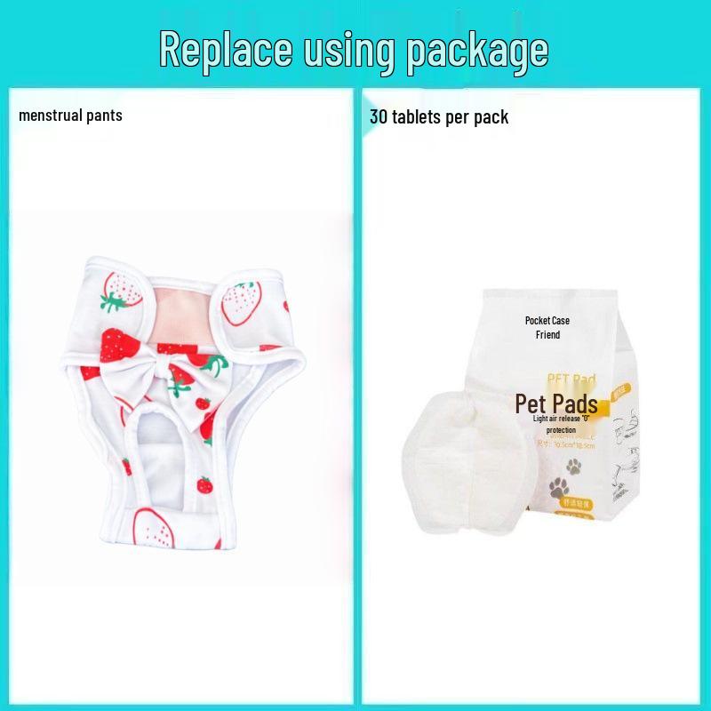 Female Dog Sanitary Belly Band - Menstrual Care Underwear for Puppies