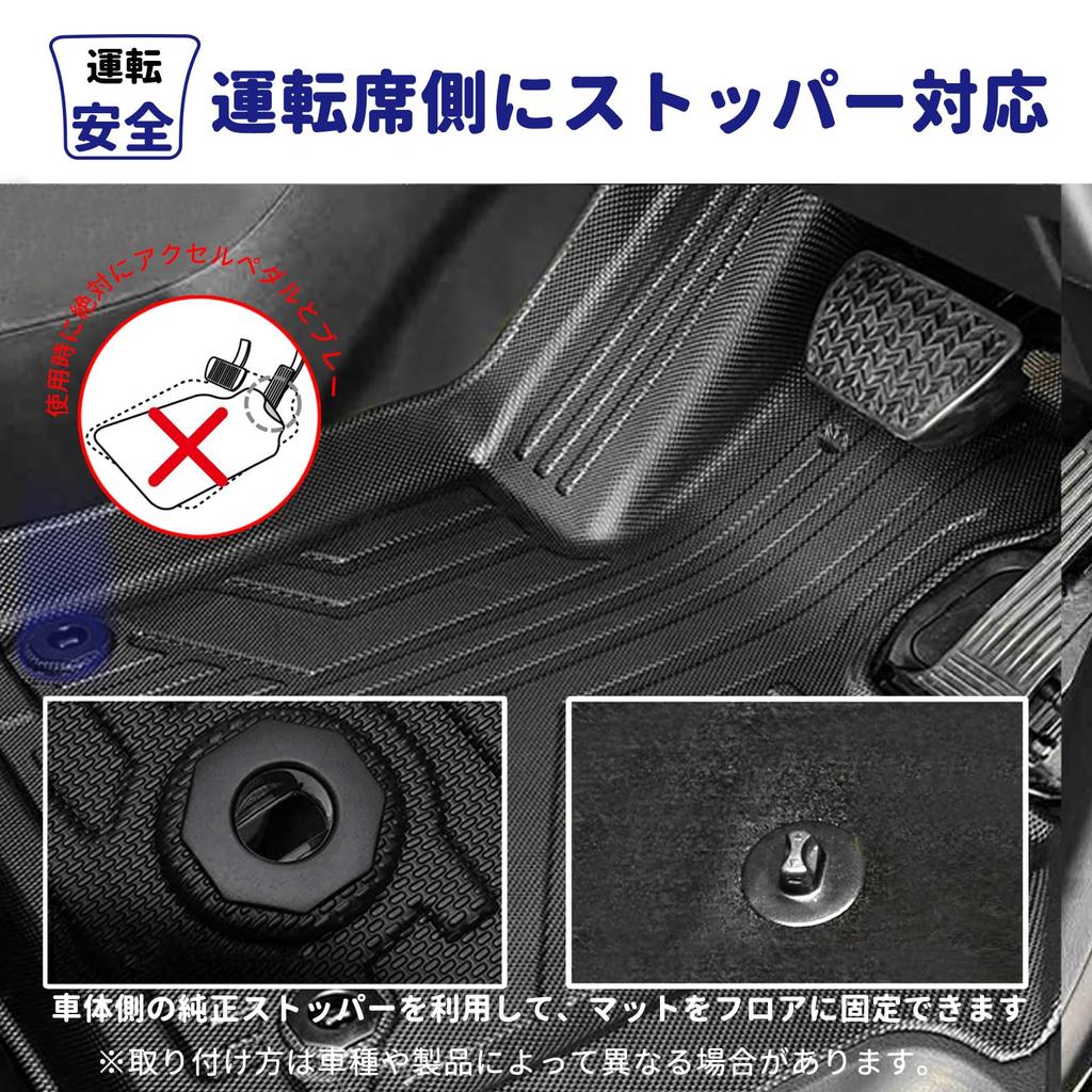 3D Floor Mats for the New Alphard and Vellfire Early and Late 2015 and Later TPE Custom Easy Protective Set Alphard 30 (30 Series, Models)