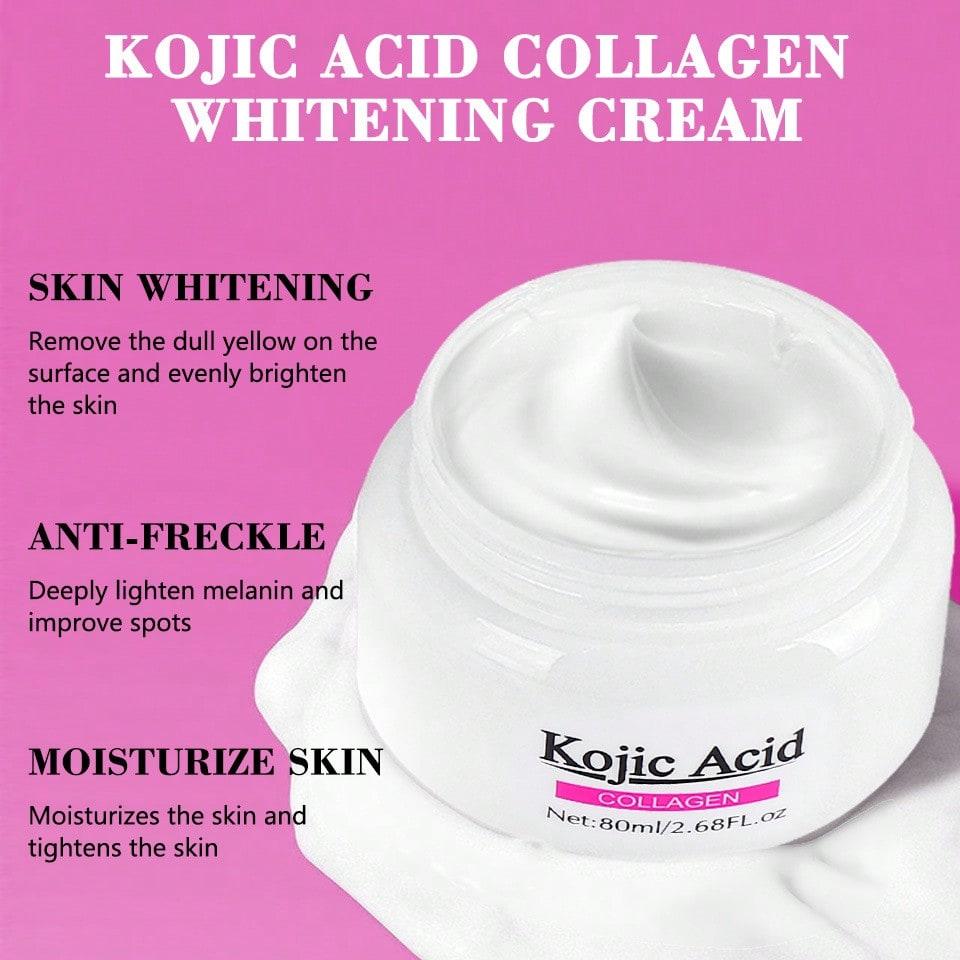 1PC bone collagen kojic acid face cream moisturizing, moisturizing and brightening