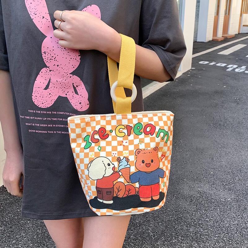 Холщовая сумка-ведро Fumaide