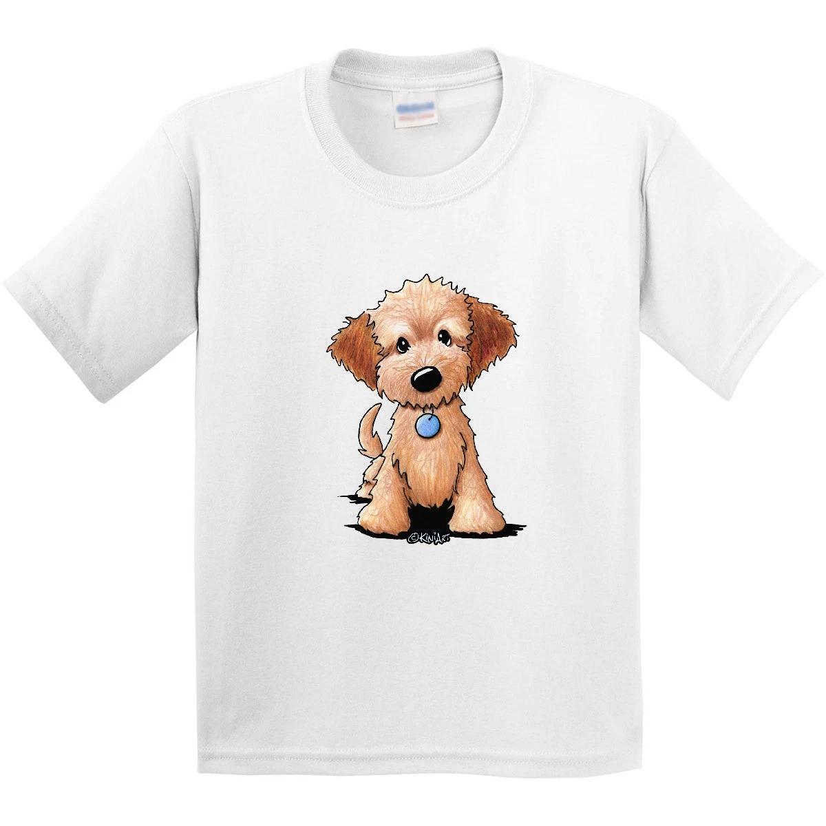 Inktastic KiniArt Mini Goldendoodle Youth T-Shirt - KiniArt Puppy Dog Kim Niles 130