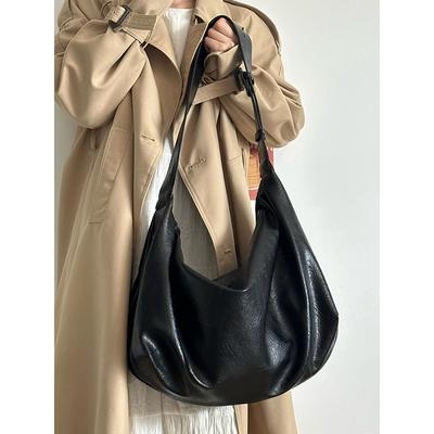 Frühlings-Vintage-Tasche Damenmode Pendler-Schultertasche Weiche Seite Boston-Tasche