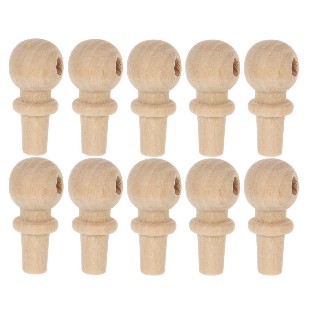 10Pcs Natural Cork Stoppers for Gourd Containers Precision Fit Leakproof Seal DIY Craft Projects Decorative Storage Pottery