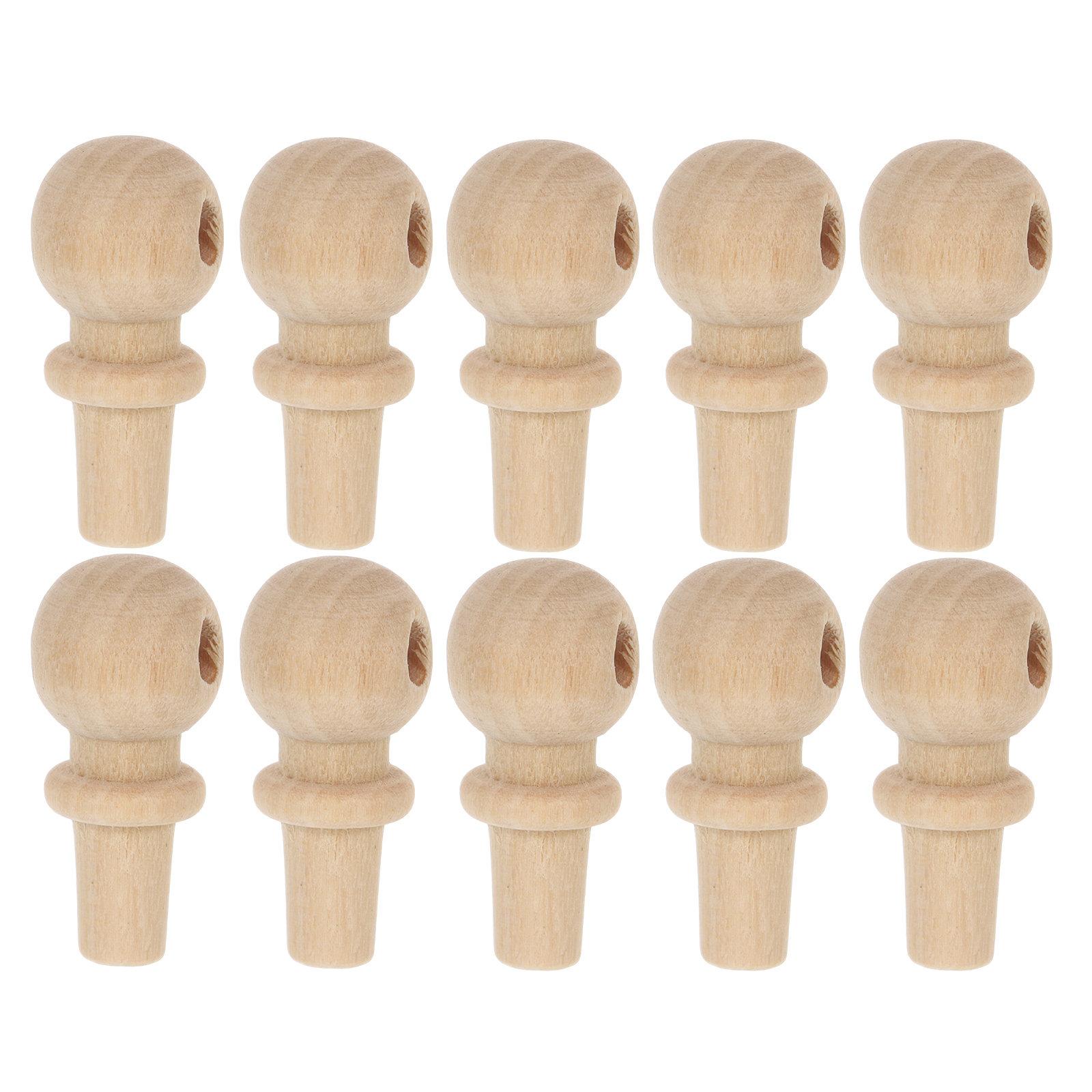 

10Pcs Natural Cork Stoppers for Gourd Containers Precision Fit Leakproof Seal DIY Craft Projects Decorative Storage Pottery 2.2X0.5X0.5CM