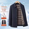 Men's 2025 Winter Business Casual Windproof Jacket with Detachable Liner