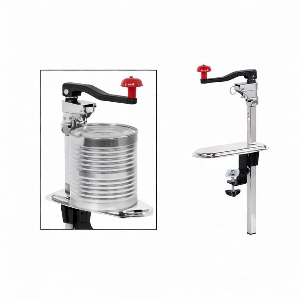 Commercial Can Opener Comfortable Handle Industrial Lid Remover for Bar
