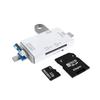 6-in-1 USB 3.0 Type-C Card Reader for Android & Computers, OTG SD/TF/U Disk Compatible.