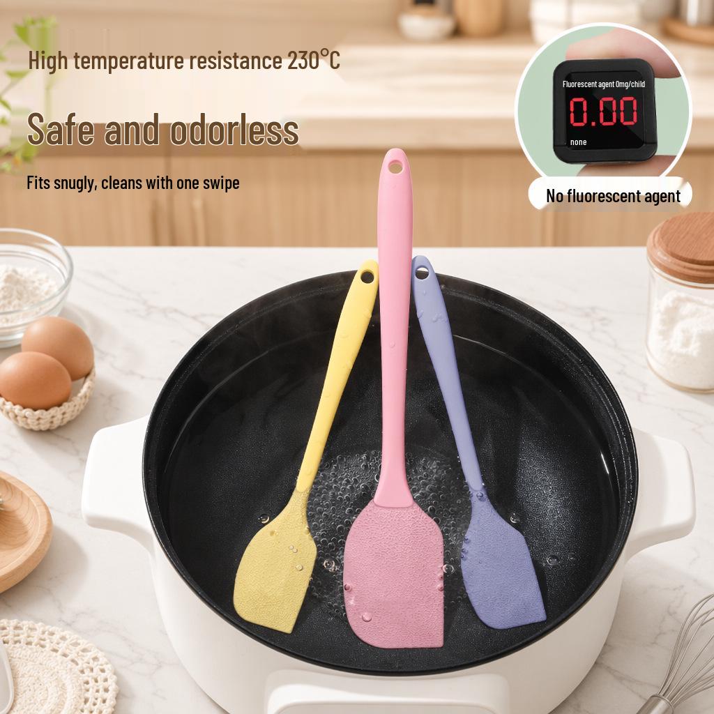 High-Temp Resistant Non-stick Silicone Spatula for Baking and Cooking