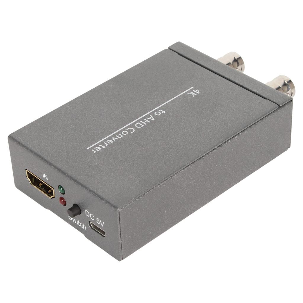 HD Multimedia Interface To AHD Converter 4K 1080P 1 In 2 Out Coaxial Conversion Loop Output Adapter 