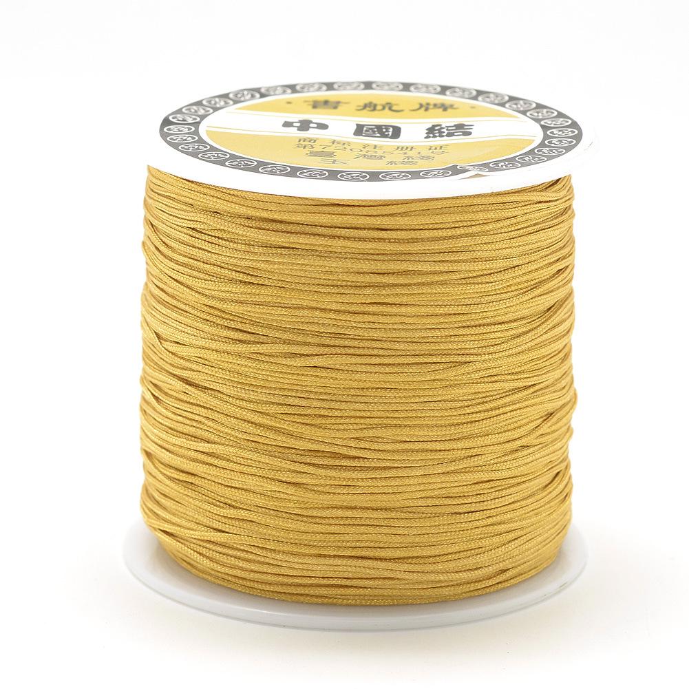 0.8mm Colored Nylon Cord for DIY Hand-Woven Chinese Knot and Tassel Projects