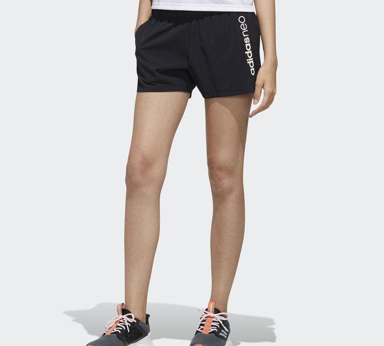 adidas Neo Casual Shorts Women's Black Moderate FN6443
