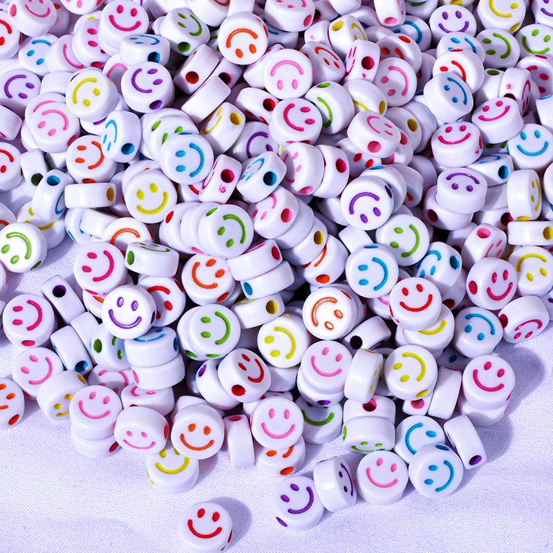 Acrylic Square Letter Beads for Kids DIY Jewelry Accessories