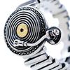 Unique Retro Sound Disc Themed Adjustable Copper Rings for Sound Experts and Music Admirers Various Occasions