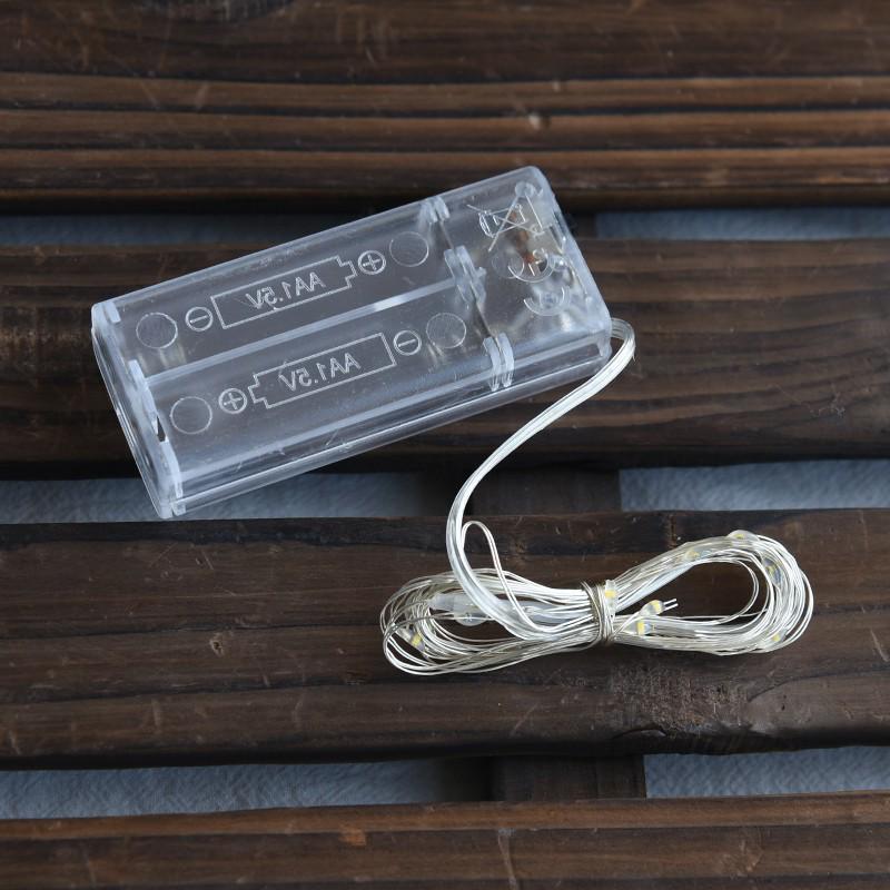 

Warm White Christmas Tree Decorative Light Strips with Battery Box