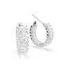 Swarovski Rhodium Hoop Earrings 5733397