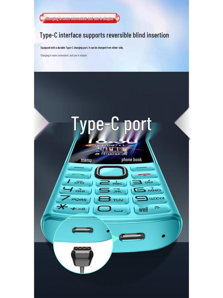 Senior-Friendly 4G Phone with Long Standby & Large Volume