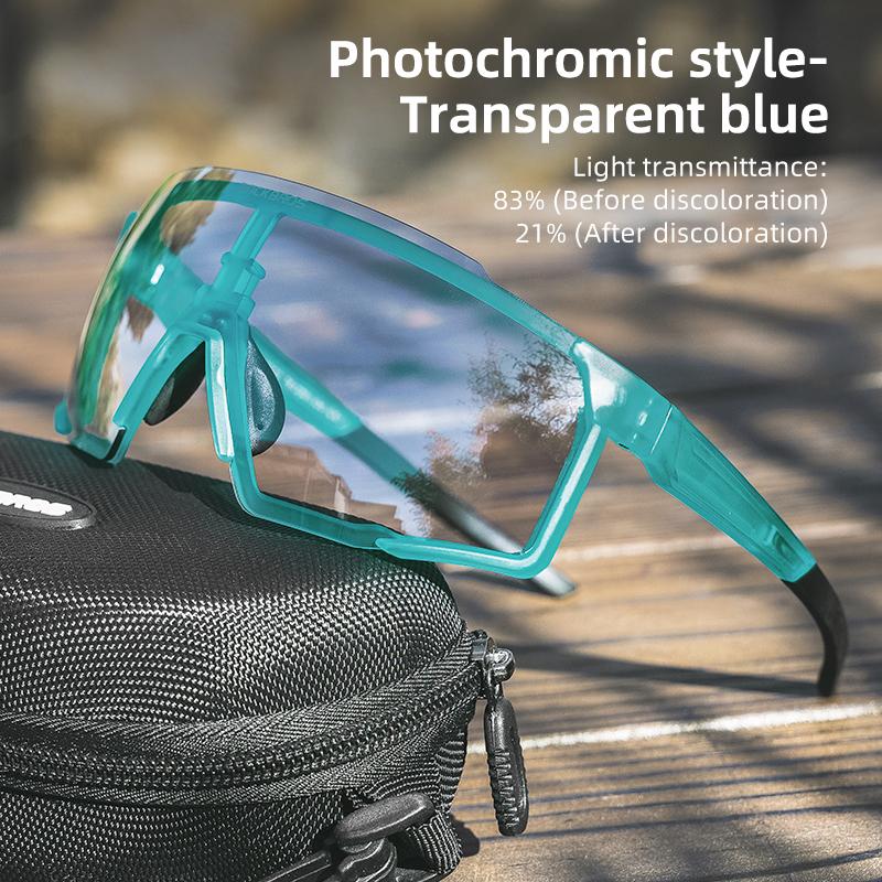 Rockbros Cycling Glasses Pochromic Polarized Glasses Uv400 Protection Sunglasses Bike Outdoor Sports Goggles Cycling Eyewear