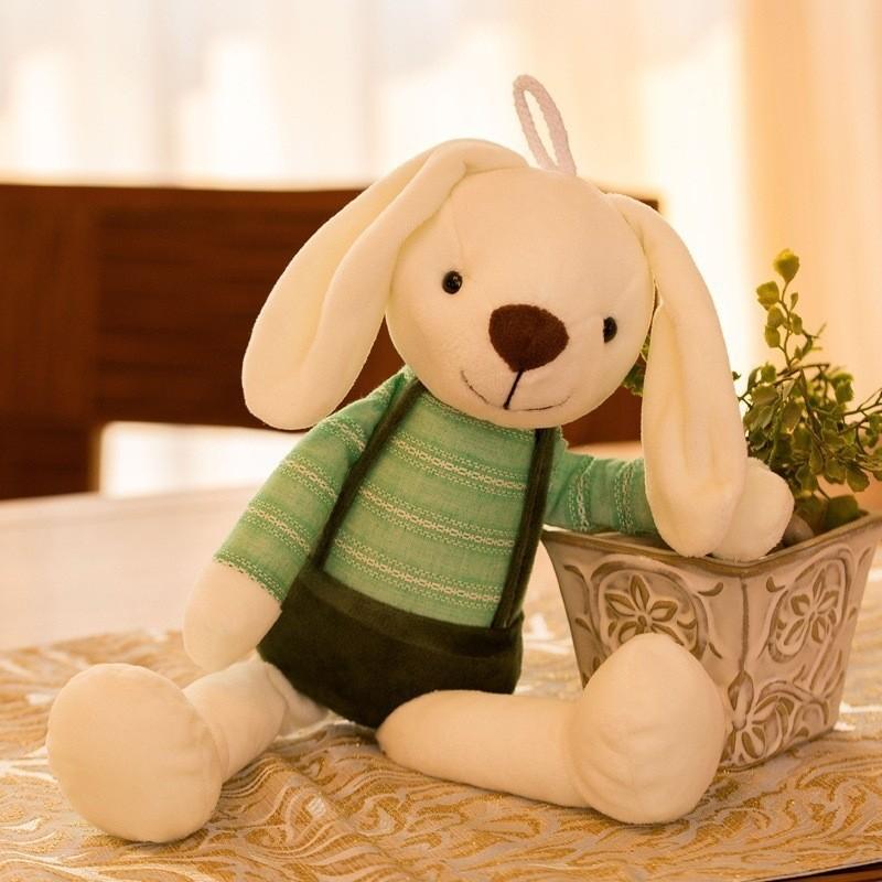 Plush Bunny Toy For Girls Kids Sleep Decor With Super Soft Crystal Plush For Birthday Gift