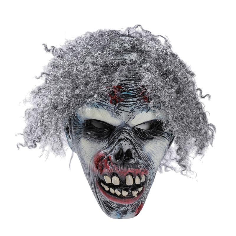 Mask Zombies Latex Halloween Prop Cosplay Accessories Decor Haunted Room Escape