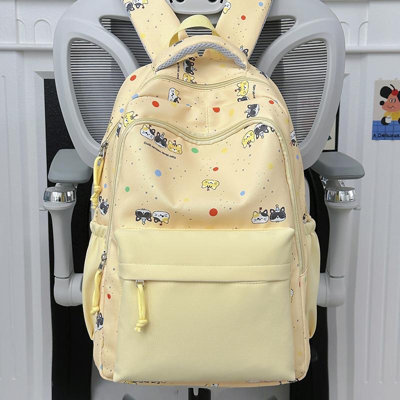Schoolbag Japanese cute college style schoolbag for junior high school students new cartoon large-capacity class backpack versatile backpack