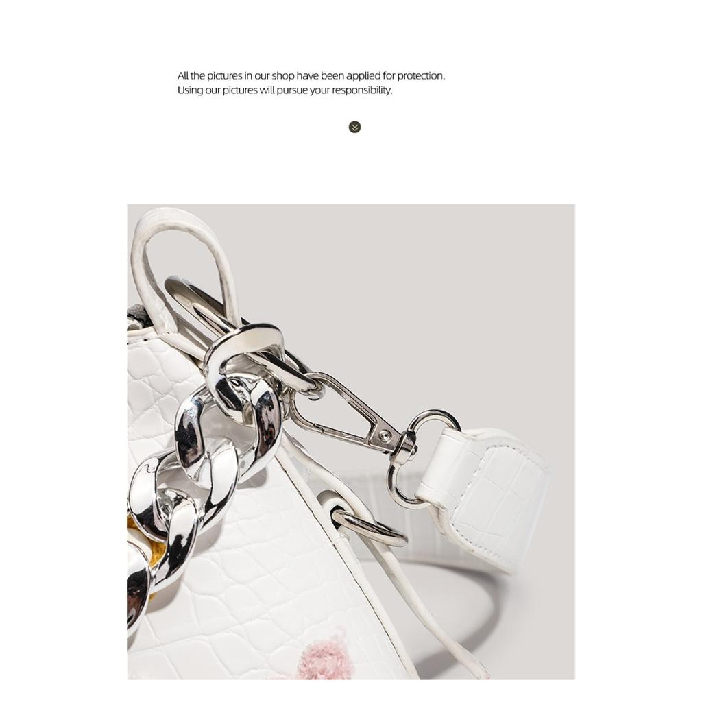 Flower Baguette Bag, High-end Texture, Niche Underarm Messenger Bag For Women