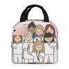 Enfermera En Apuros Doctor Enfermera Fiambrera para Mujeres Multifunción Buceo Buceo Refrigerador Térmico Bolsa de Almuerzo Aislada para Alimentos Oficina