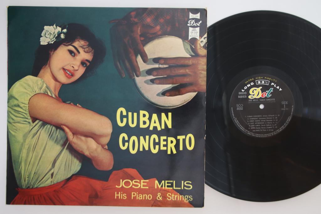LP Record JOSE MELIS - Cuban Concerto SCO5032 DOT Japan Latin Used
