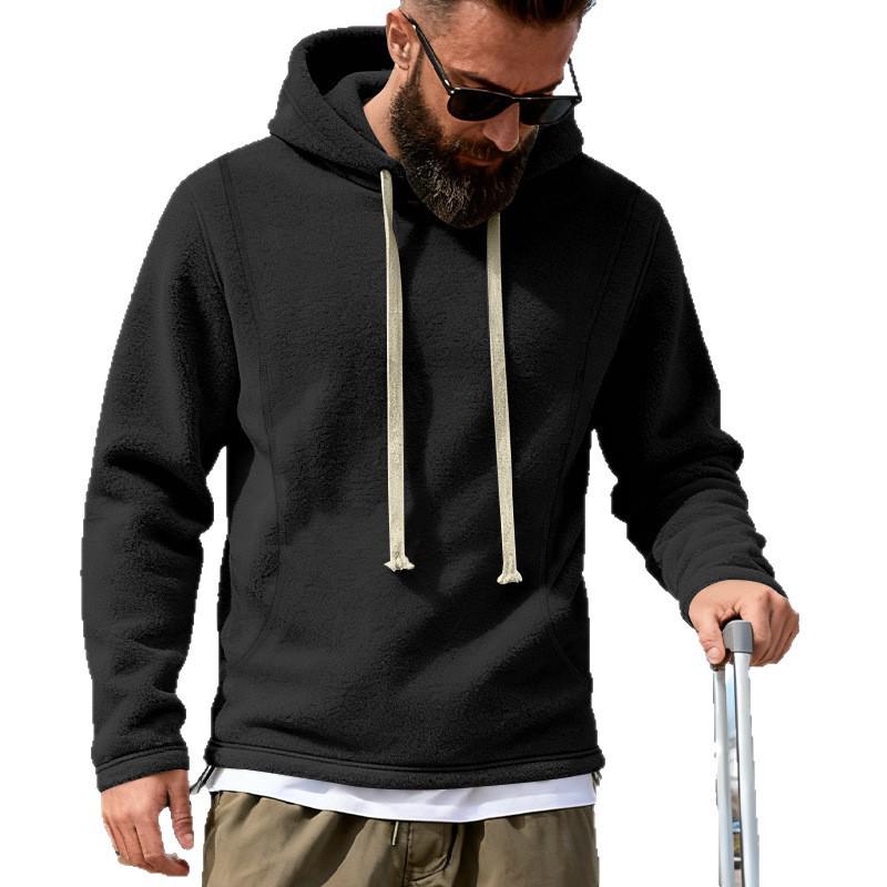 Men's Heavyweight Tactical Fleece Hoodie - European & American Style