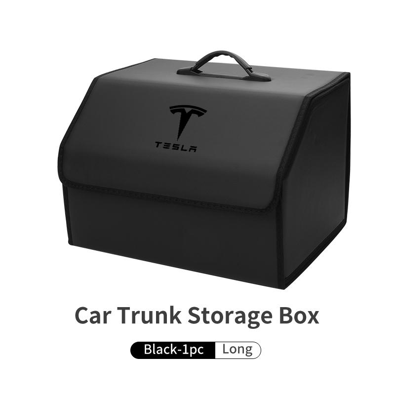 Car Valve Trunk Storage Box Organizer Foldable Stowing Tidying Container Bag For Tesla Model 3 Y S X 2021 Roadster Cybertruck
