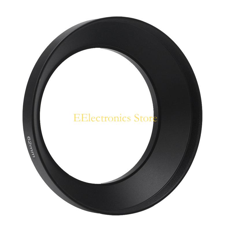 B03C 39 40.5 43 46 49 52 55 58 62 72mm Camera Metal Lens Hood Wide Angle Screw Mount Lens Hood for Digital Camera Accessory
