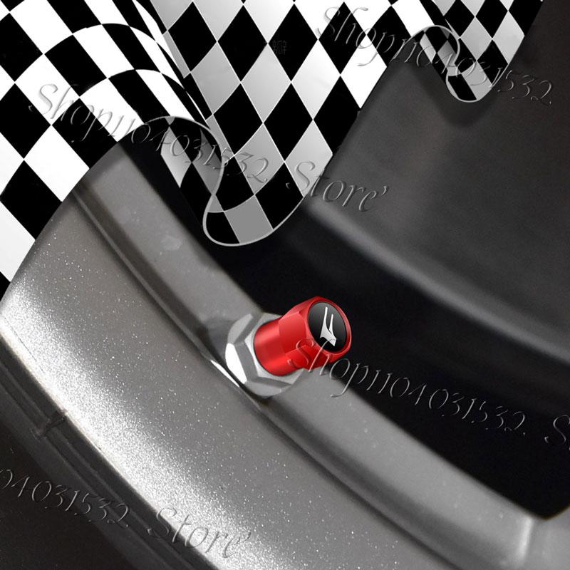 CBFBC1 4Pcs F Sport Logo Car Wheel Tire Valve Caps Rim Stem Dust-proof Covers For Lexus NX RX GS RX350 RX300 RX330 IS500 IS250 CT200