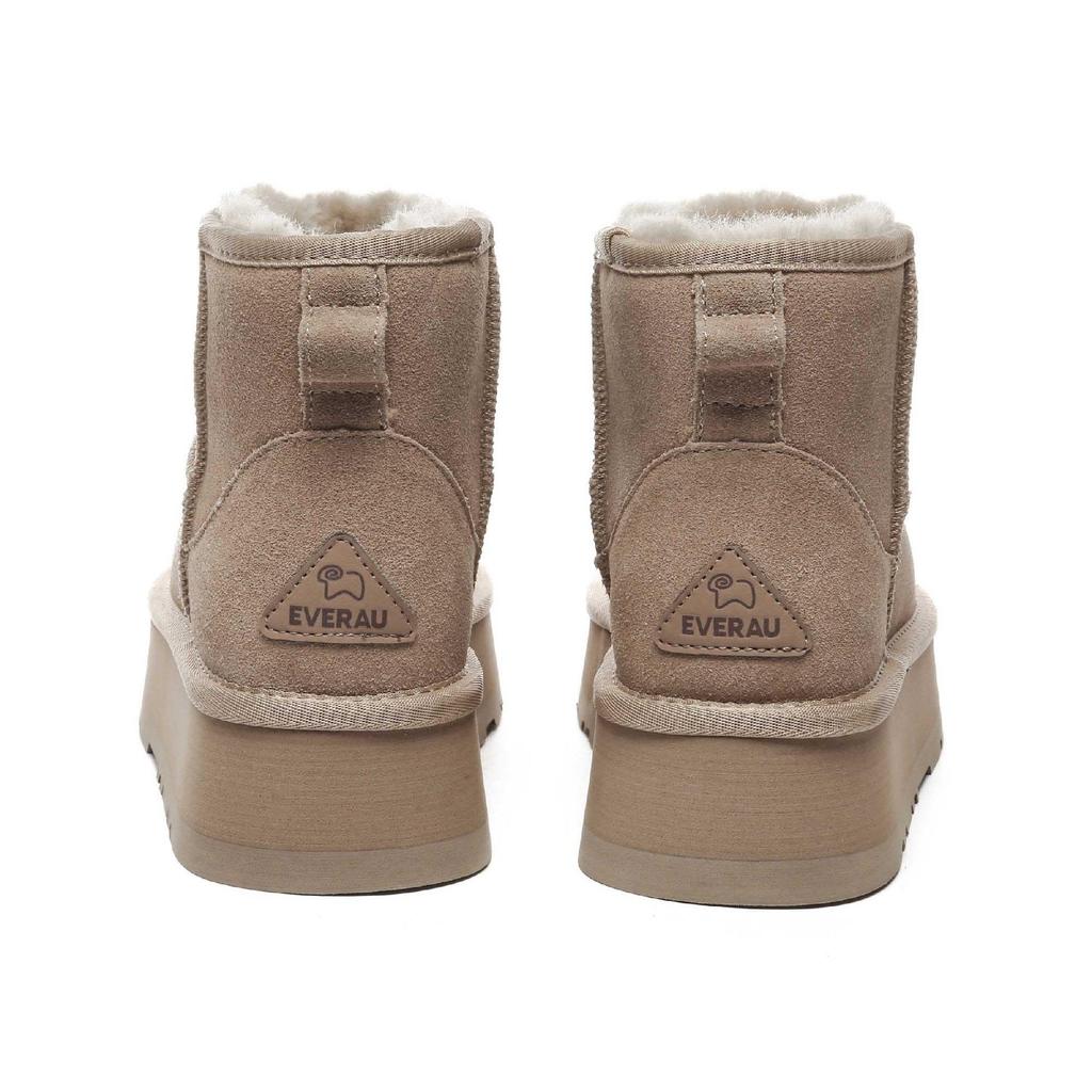 EverAu Womens/Ladies Dusky Classic Cow Suede Mini Boots