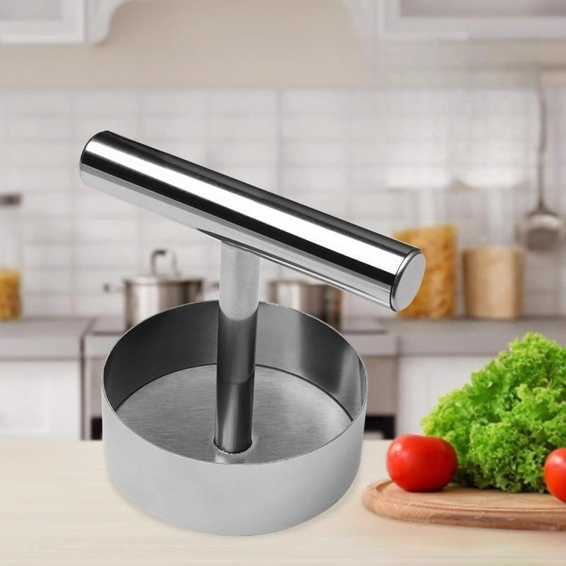 Cake Presser Stainless Steel Round Kitchen Household Handmade Burger Meat Patty Beef Patty Mold