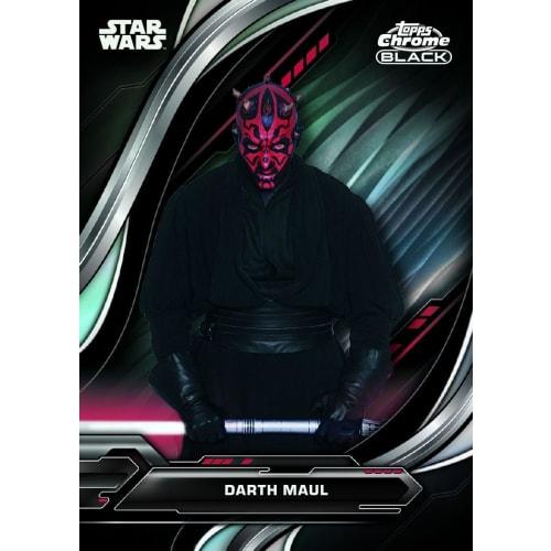 2024 Topps Star Wars chromově černá 2024 Star Wars chromově černá