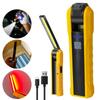 Multifunction Cob Led Work Light Dimmable Usb Rechargeable Led Flashlight Car Inspection Lamp With Magnetic Hook