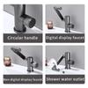 Digital Display LED Basin Faucet 360 Rotation Multi-function Stream Sprayer Hot Cold Water Sink Mixer Wash Tap For Bathroom