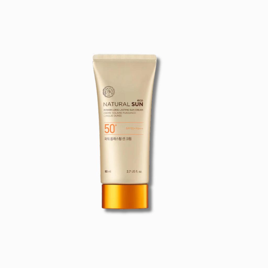 The Face Shop Natural Sun Power Long-Lasting Sun Cream, 80ml