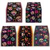Horror Halloween Skull Table Runner Ethnic Mexico Flower Table Runner Day of The Dead Kitchen Dining Tablecloth Table