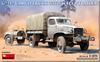MiniArt American G7117 Cargo Truck with Water Tank Trailer Plastic Model Kit MA53066 1/35