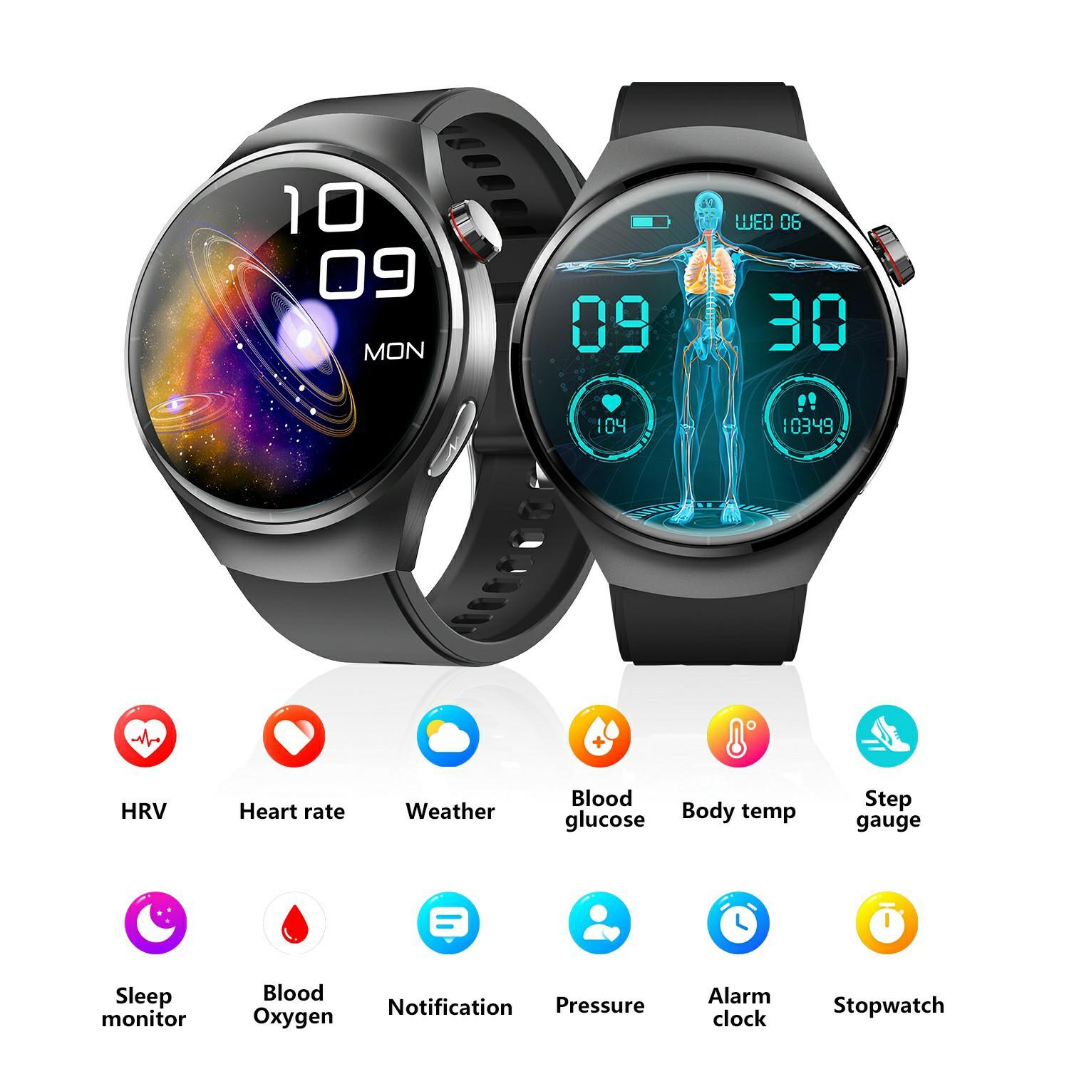 

F600 Sports Smart Watch Heart Rate Monitor Fitness Tracker with Silicone Strap Grey