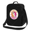 Dunkin Donuts Logo Lunchtasche mit verstellbarem Schultergurt Wiederverwendbare Thermobento-Tasche für Arbeit Picknick Strand